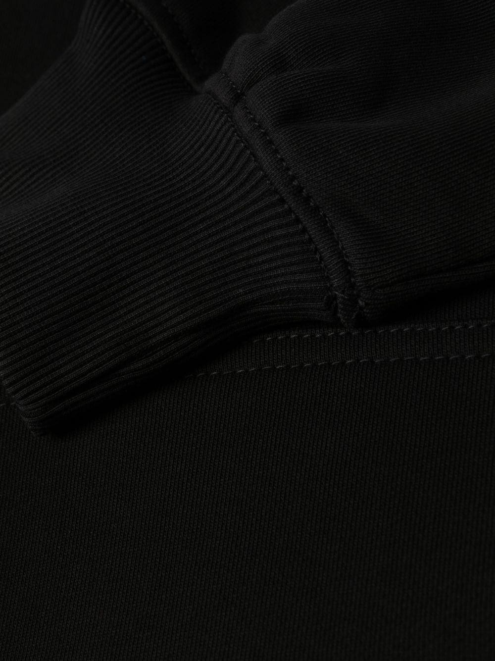 D logo-patch hoodie dress - 6