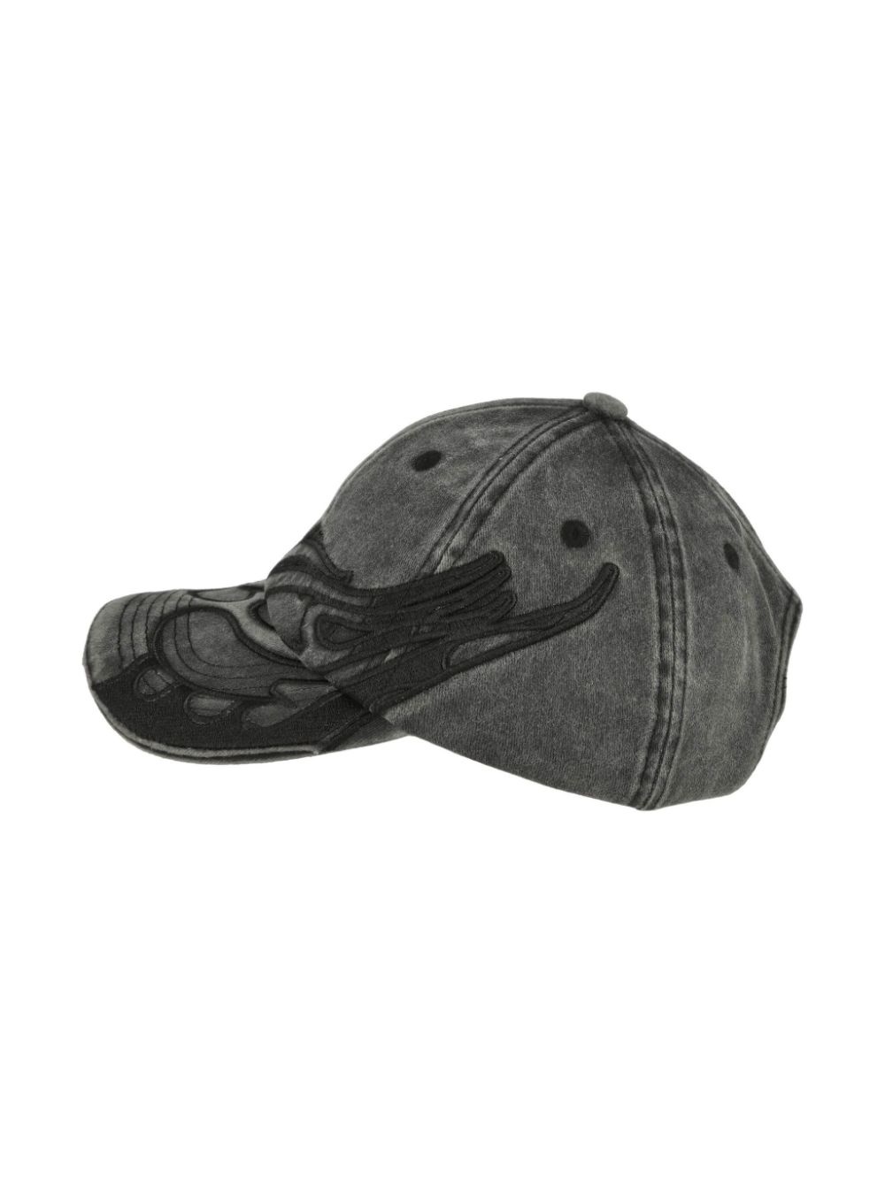 Blackout Flame Logo baseball cap - 2