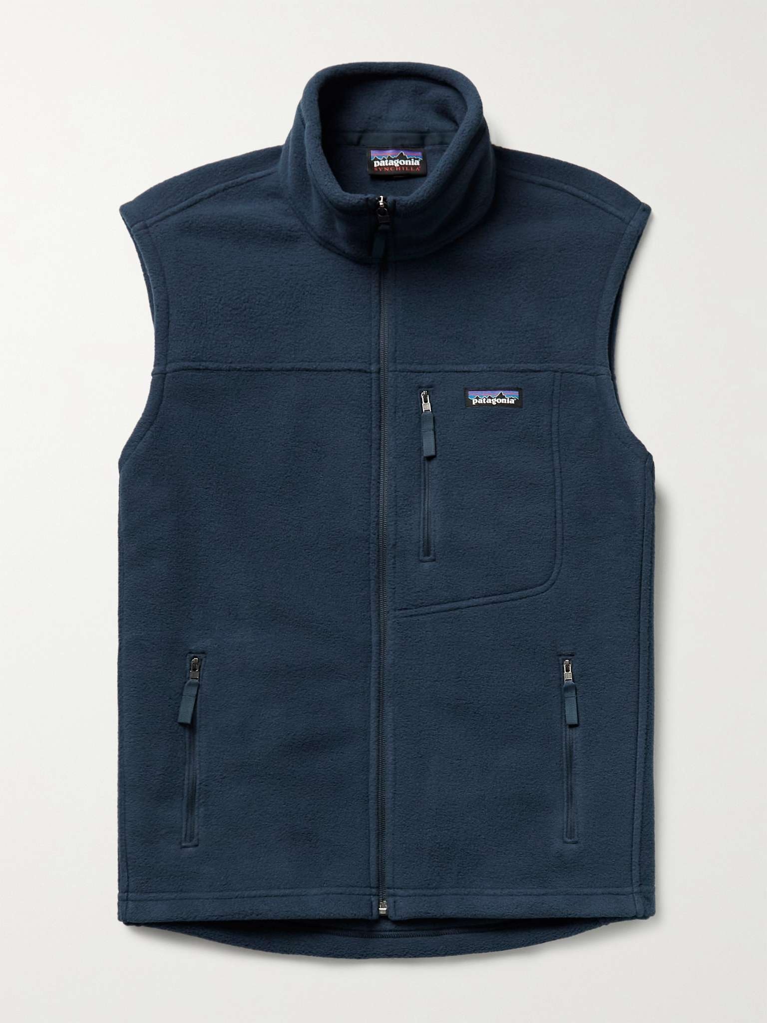 Classic Logo-Appliquéd Synchilla Recycled Fleece Vest - 1