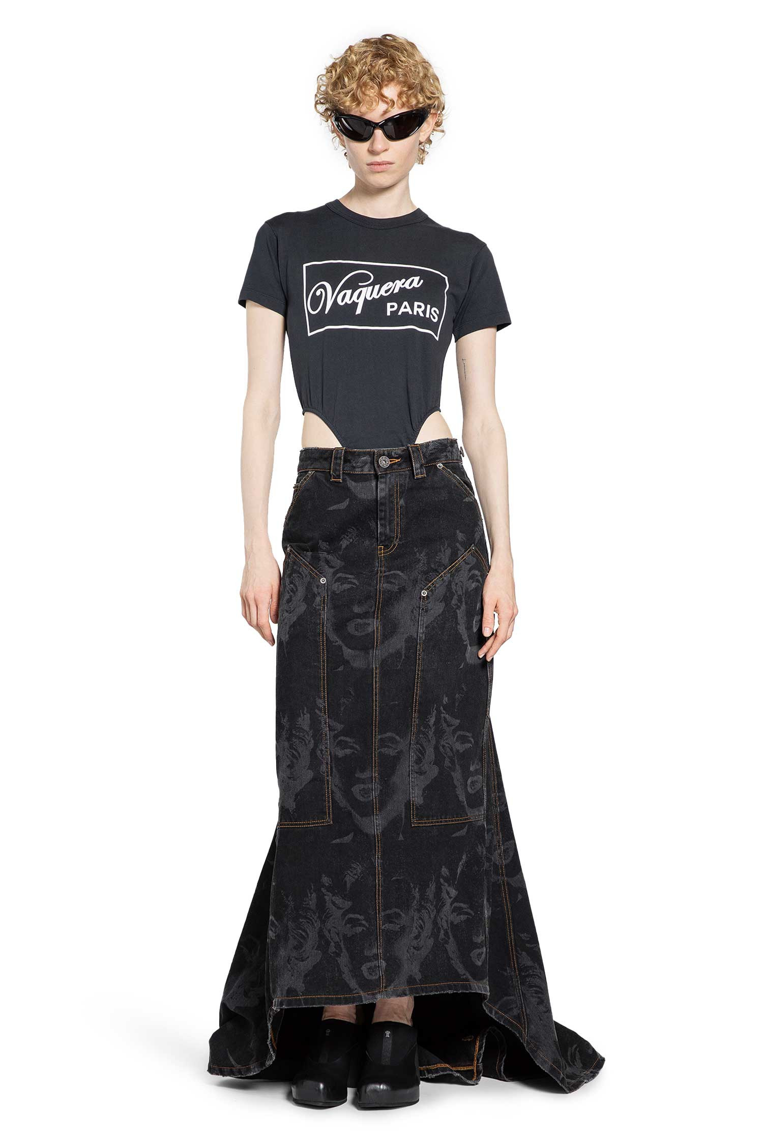 Denim Prom Skirt - 6