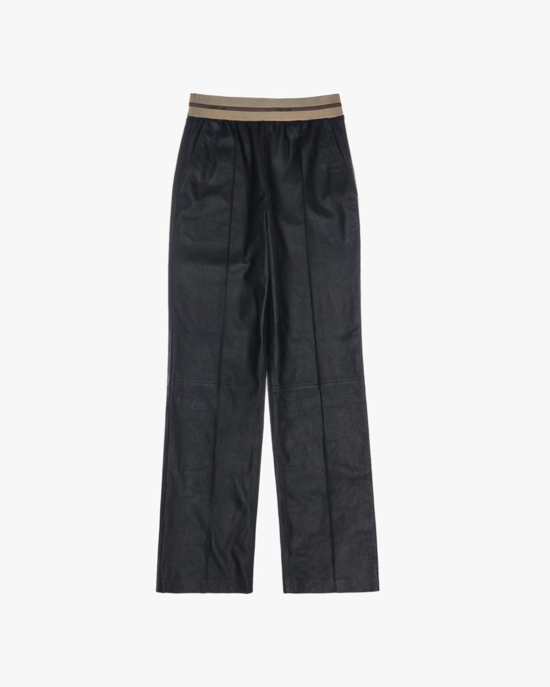LEATHER PULL-ON PANT - 1