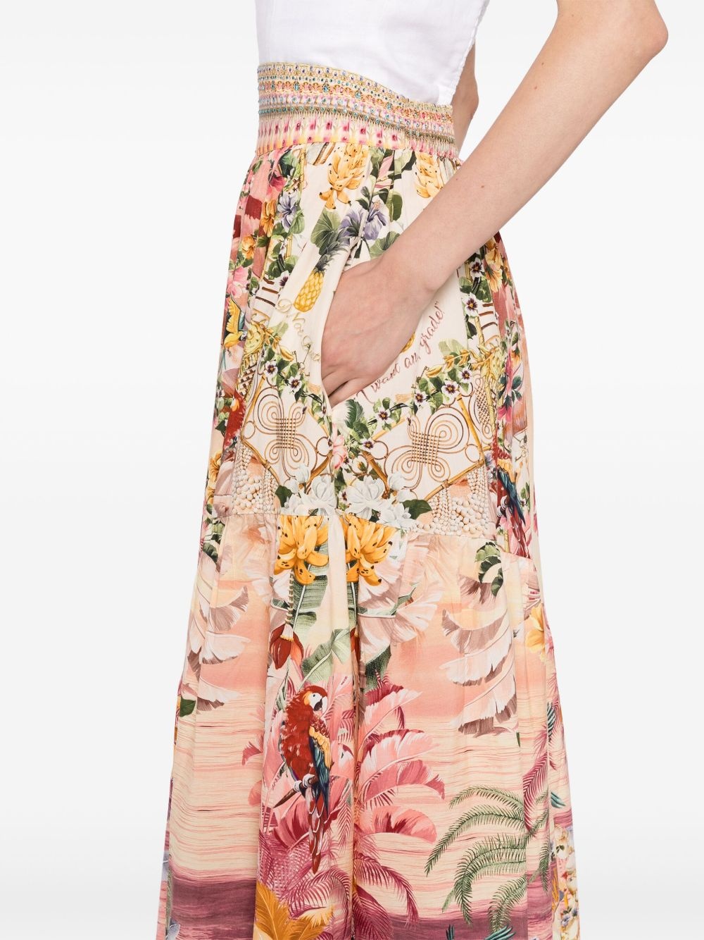 shaped seam skirt - 5