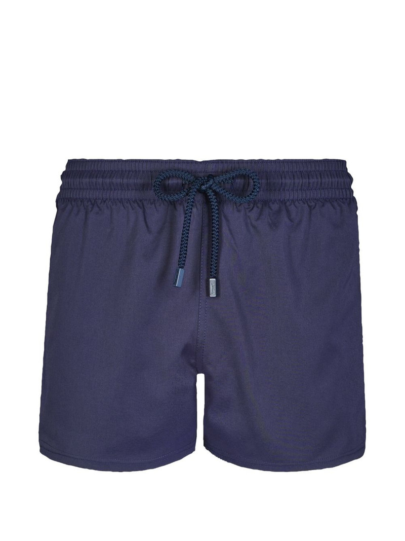 drawstring-waist swim trunks 1