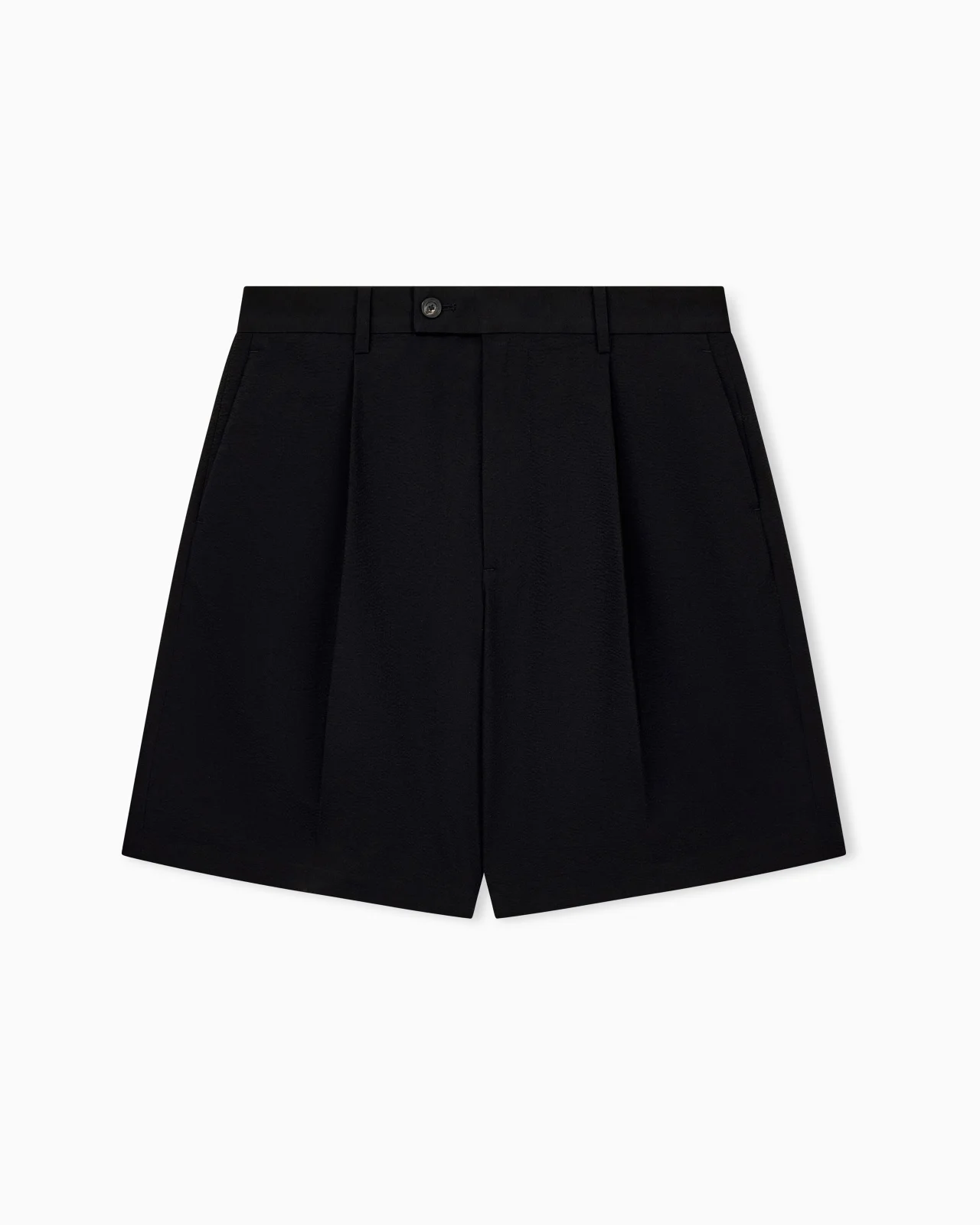 BERMUDA SHORTS IN SEERSUCKER WITH DOWN AND FEATHER PADDING - 1