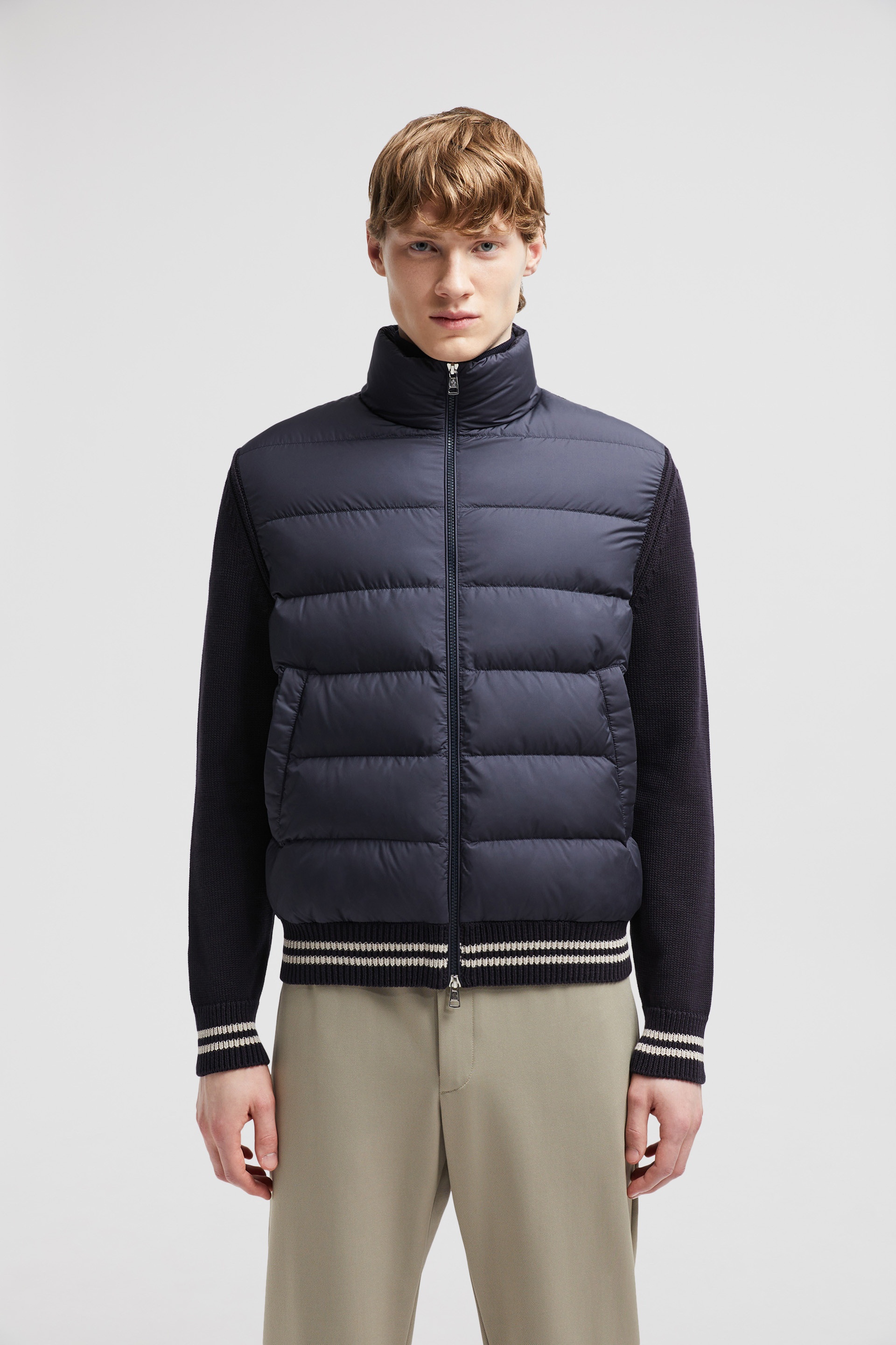 Padded Cotton Cardigan - 3