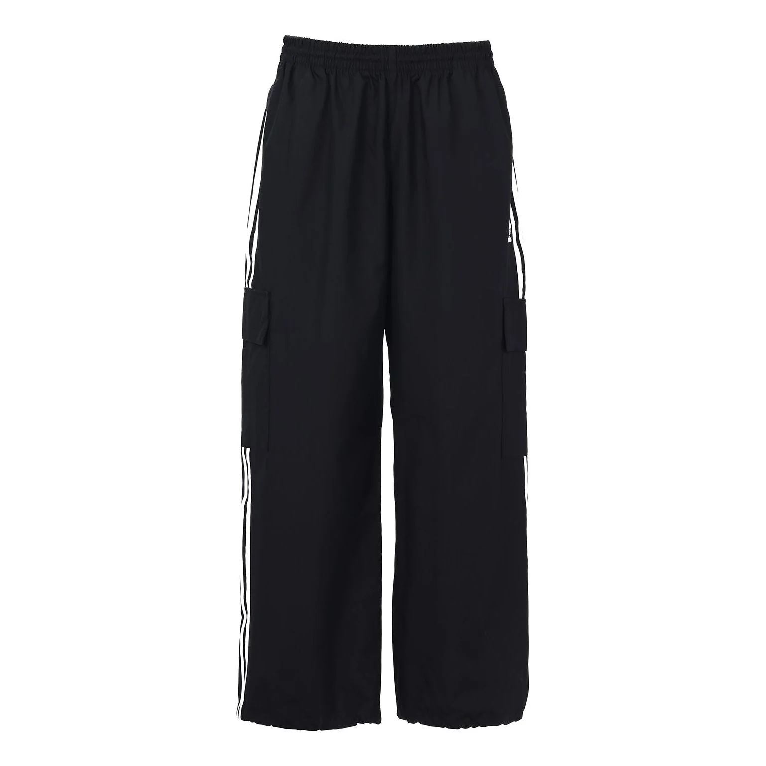 adidas originals 3-Stripes Cargo Woven Breathable Running Sports Pants Black GN3449 - 1
