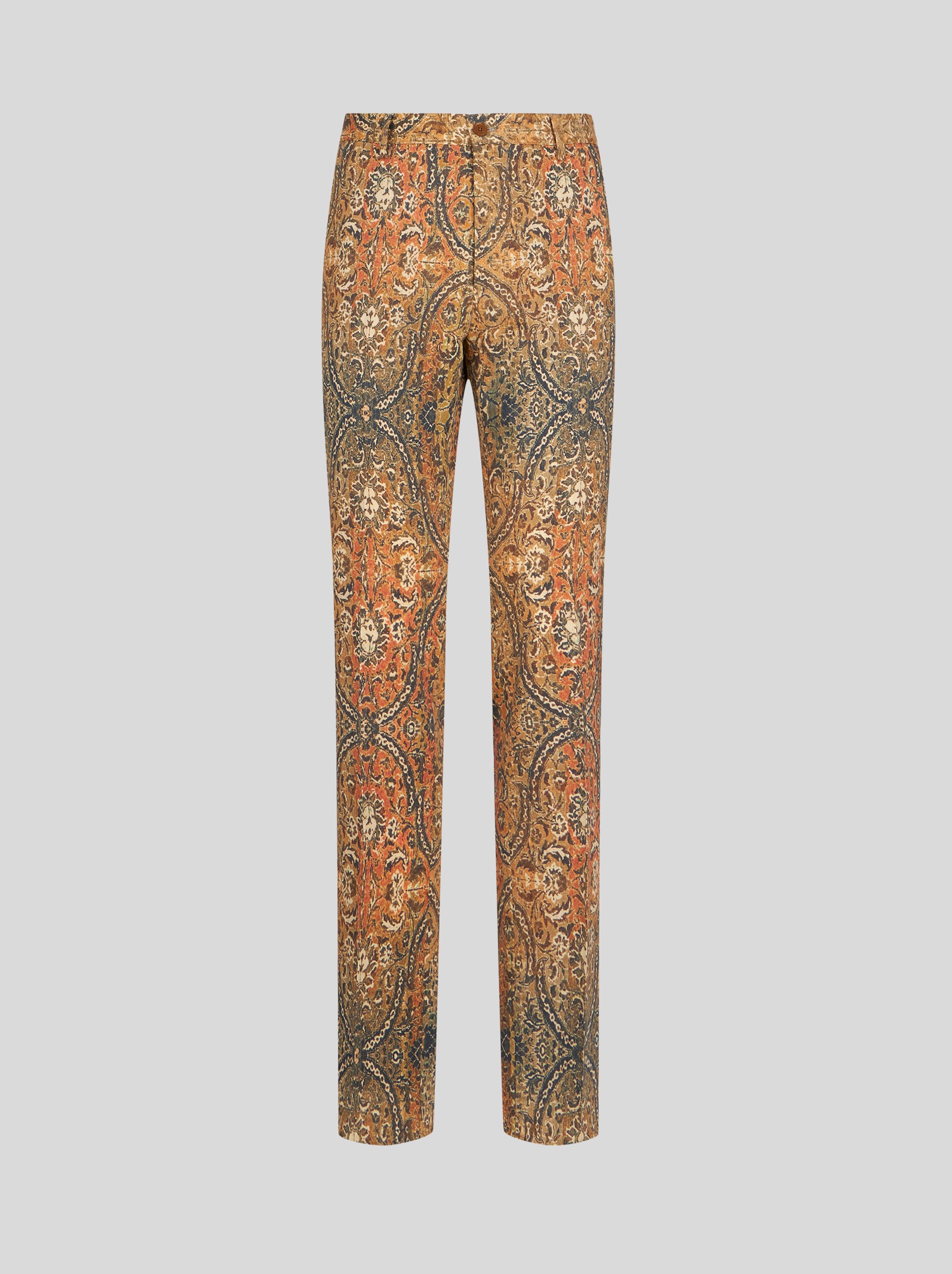TAILORED TROUSERS WITH CARPET PATTERN - 1