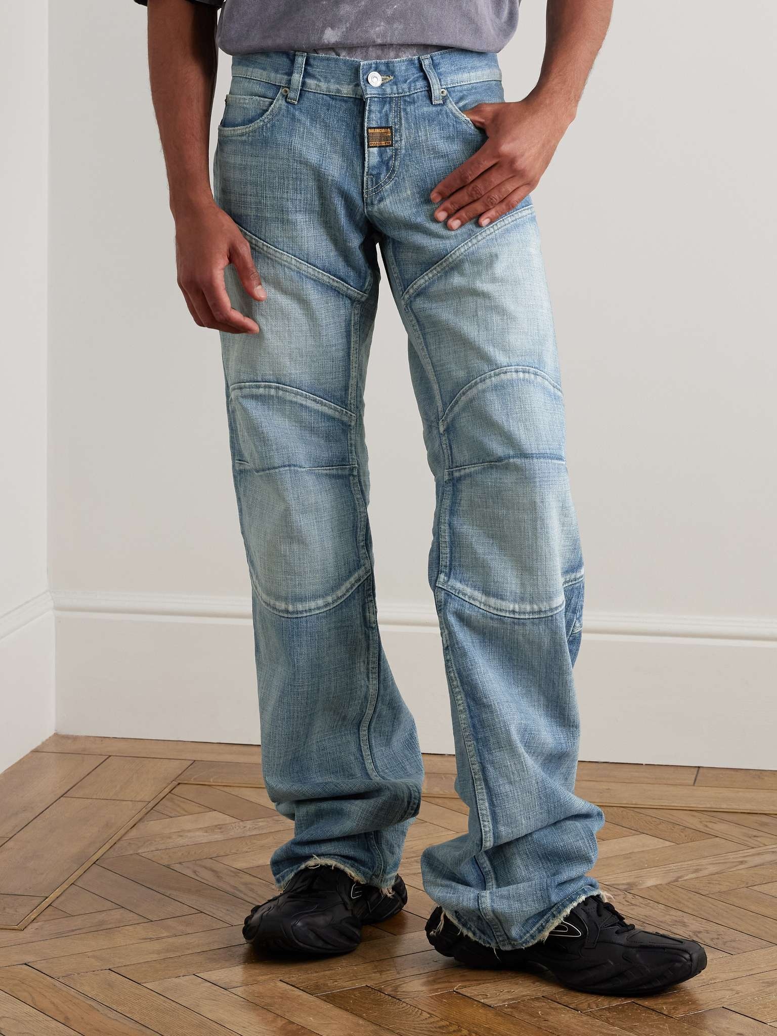 【バレンシアガ】 Denim - Straight-Leg Jeans デニム・ジーパン BALENCIAGA Straight-Leg Panelled Jeans | REVERSIBLE