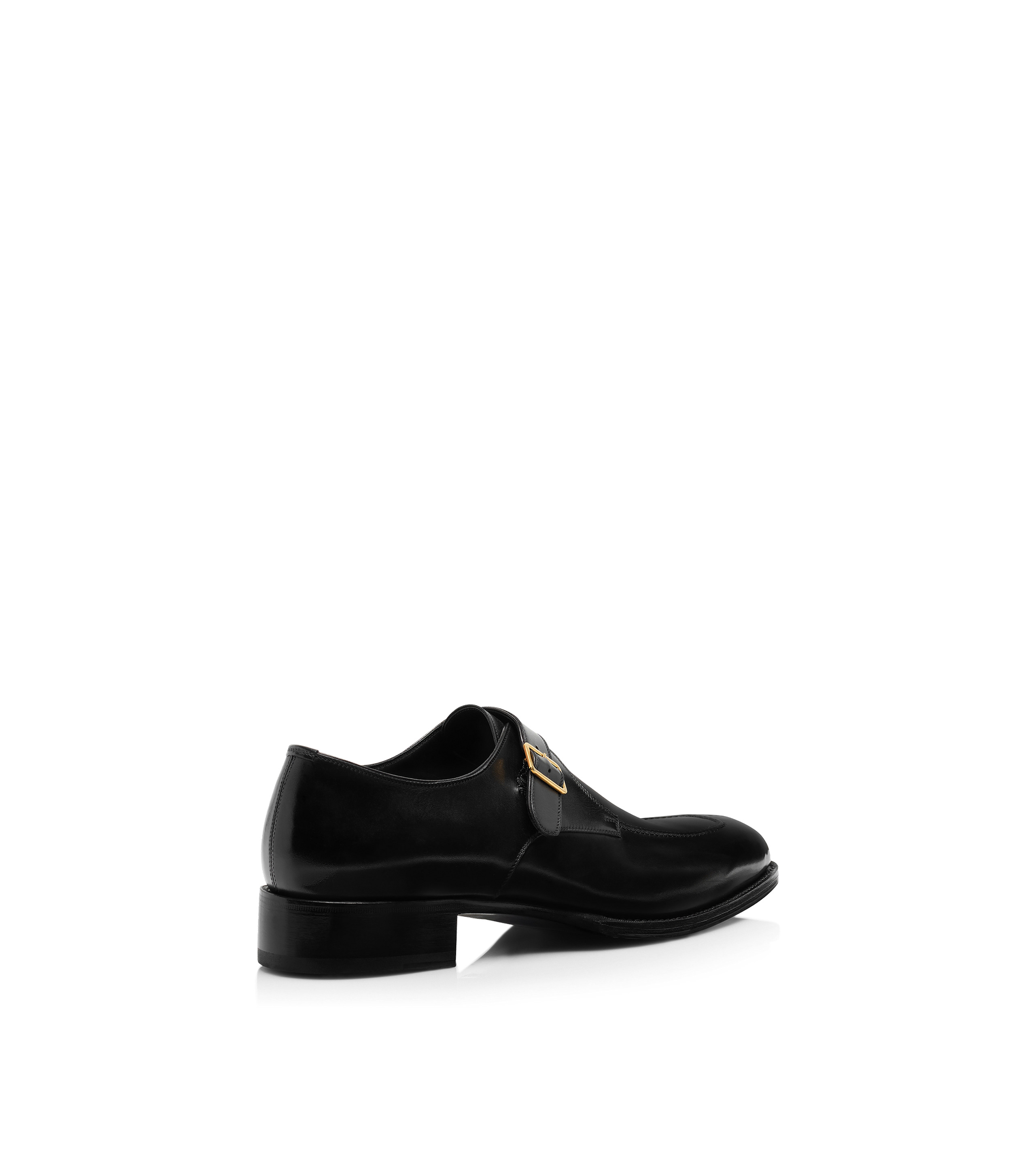 BURNISHED LEATHER TUDOR SINGLE MONK STRAP - 3