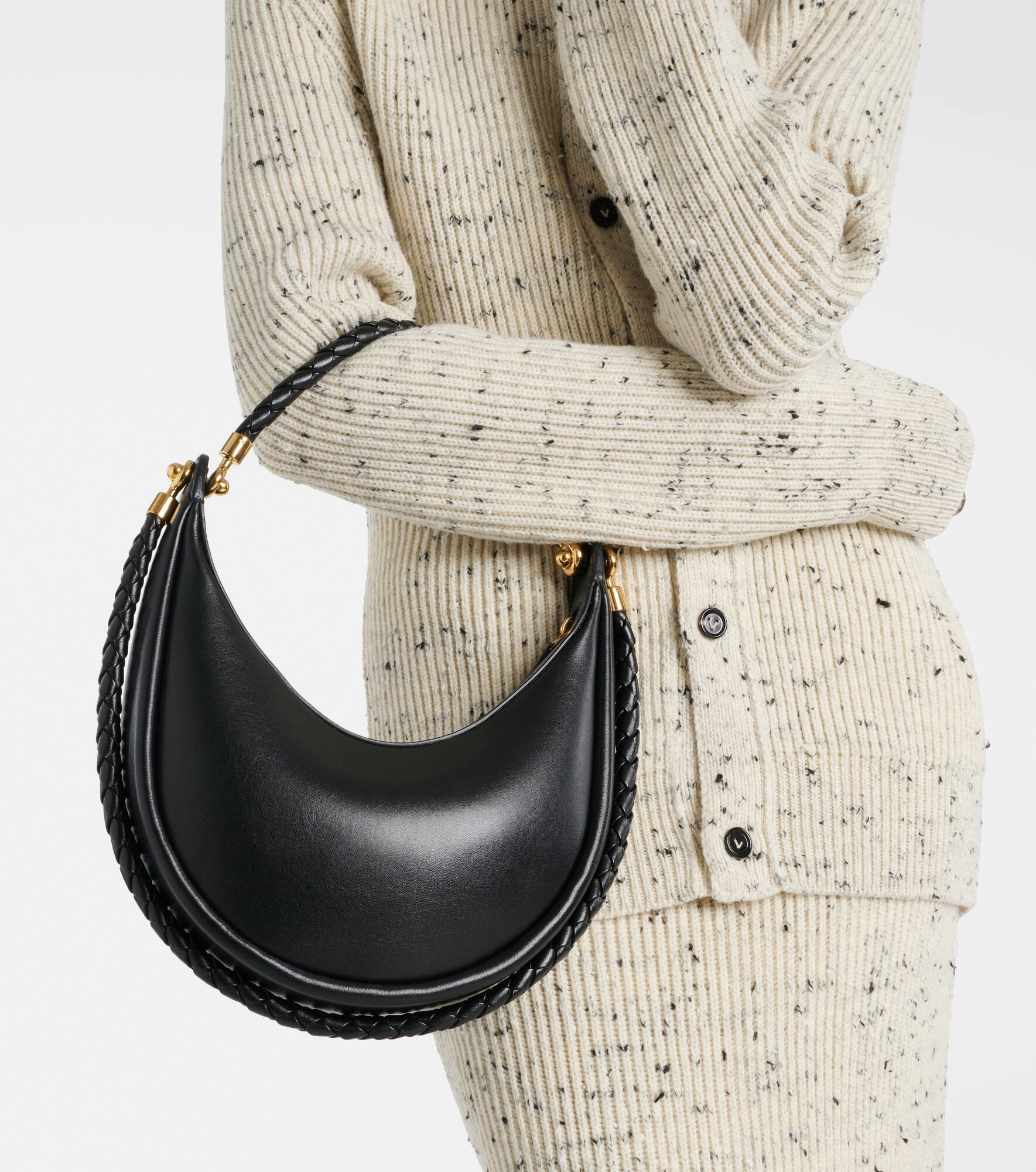 Bottega Veneta Hula Hoop Small leather shoulder bag