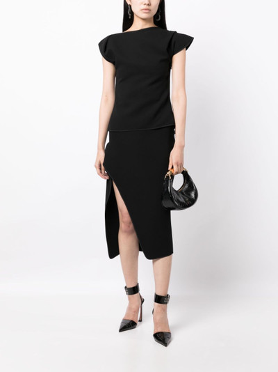 MATICEVSKI asymmetric midi skirt outlook