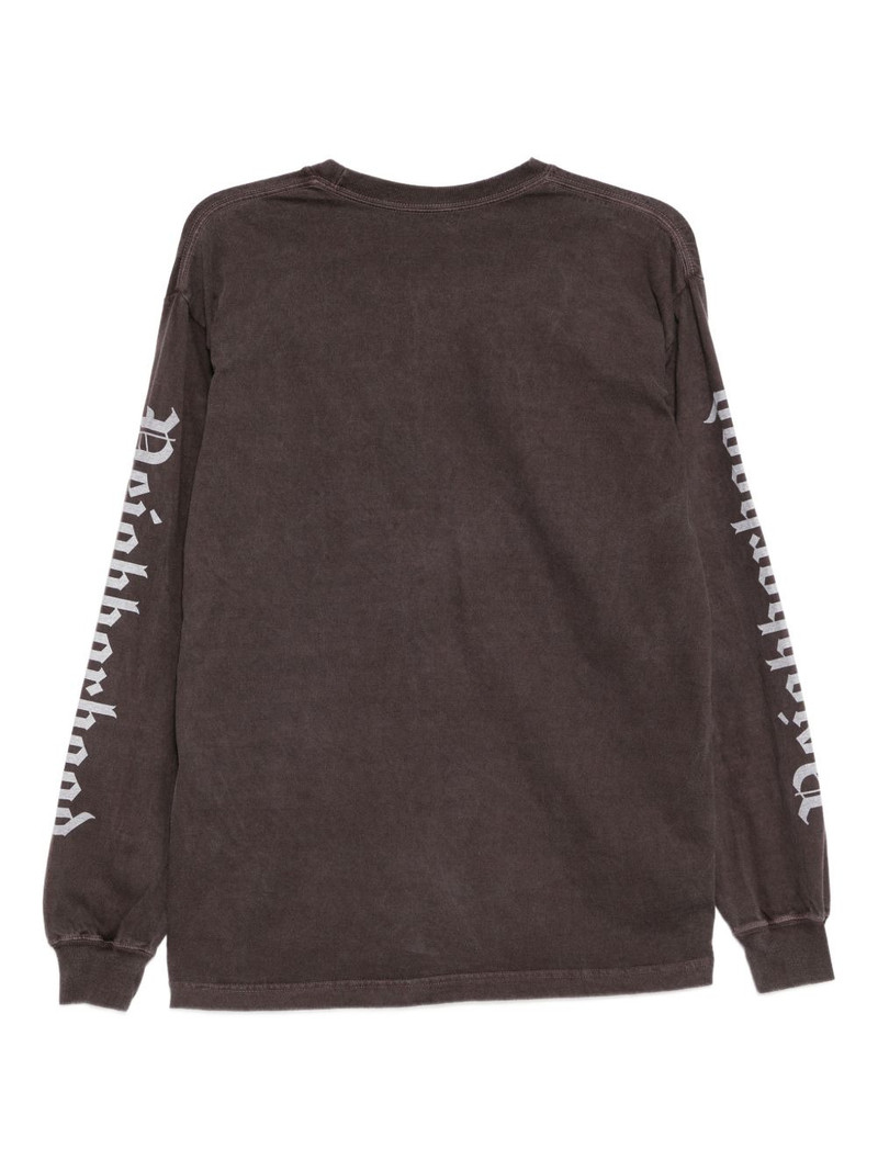 NEIGHBORHOOD skull graphic T-shirt outlook