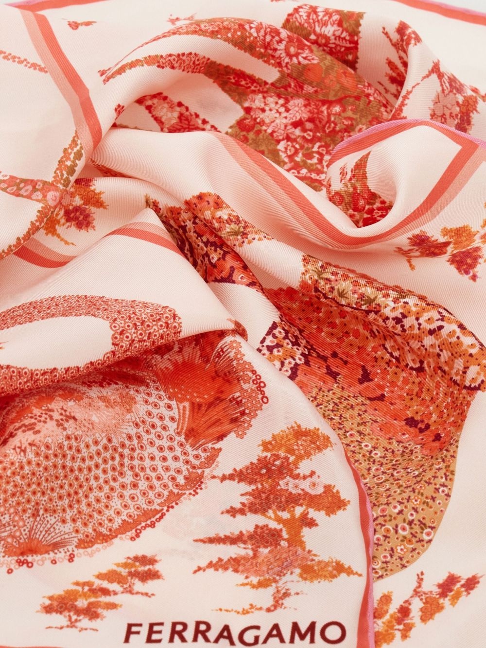 Patchwork-print silk bandana - 2