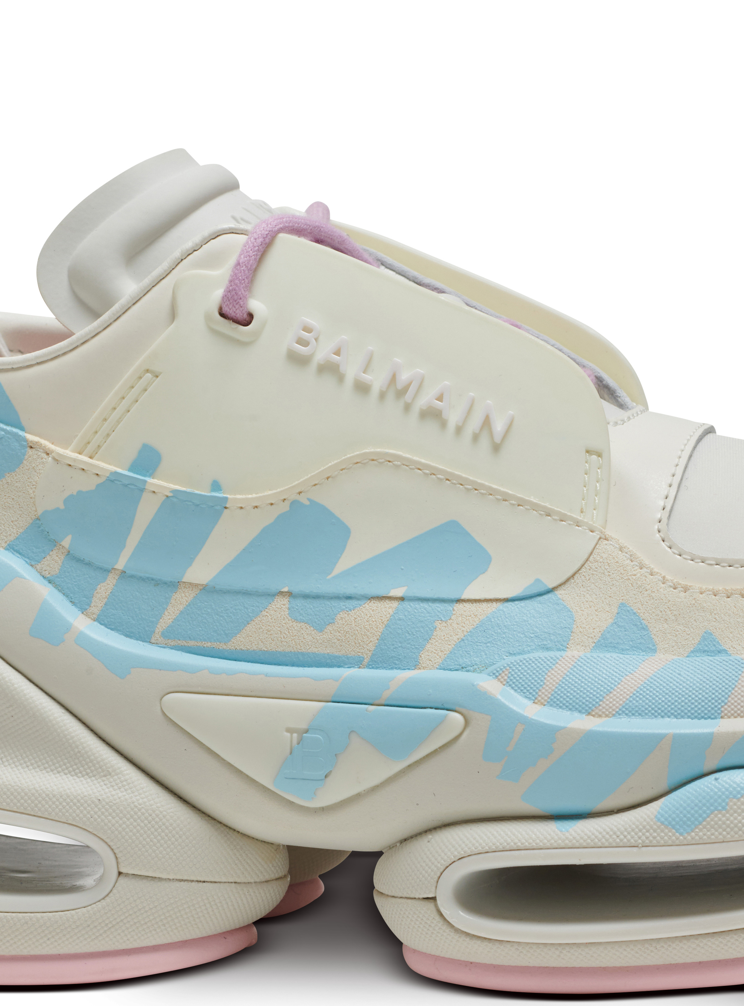 B-Bold trainers in leather, neoprene and suede - 6