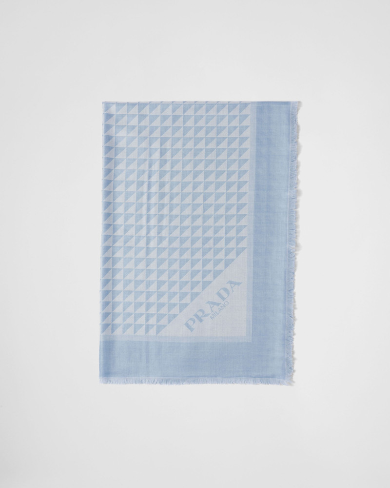 Wool and silk scarf 1