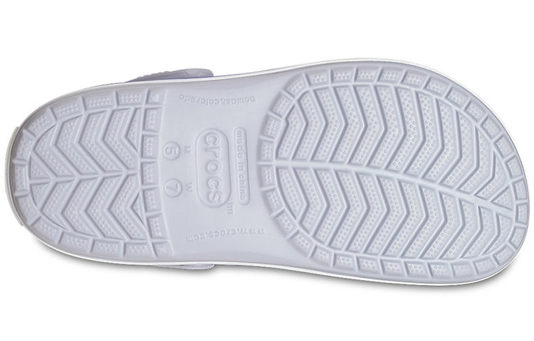 Crocs Crocband Lightweight Wear-Resistant Unisex Gray Sandals 11016-1FH - 7
