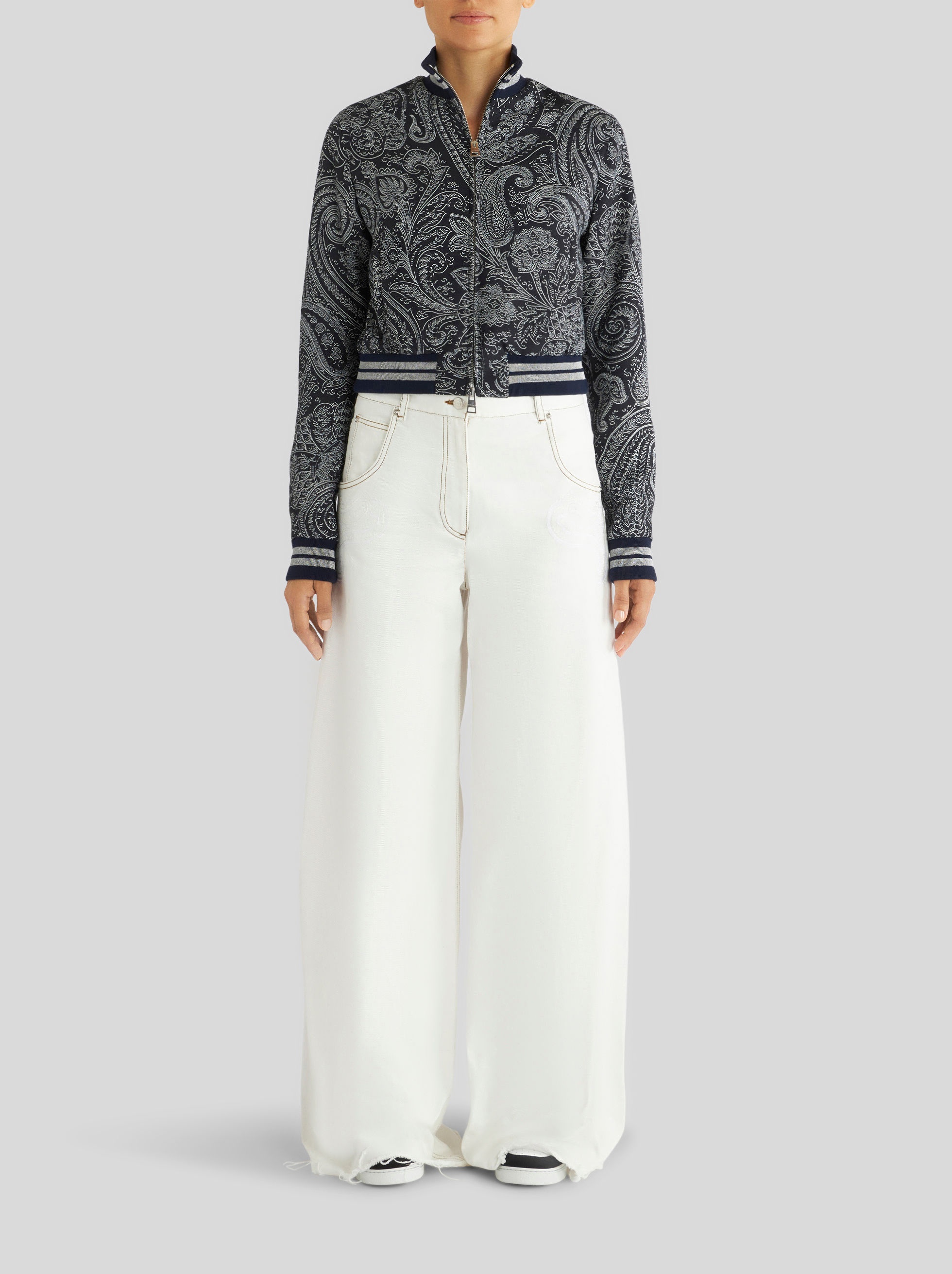 PAISLEY BOMBER JACKET - 3