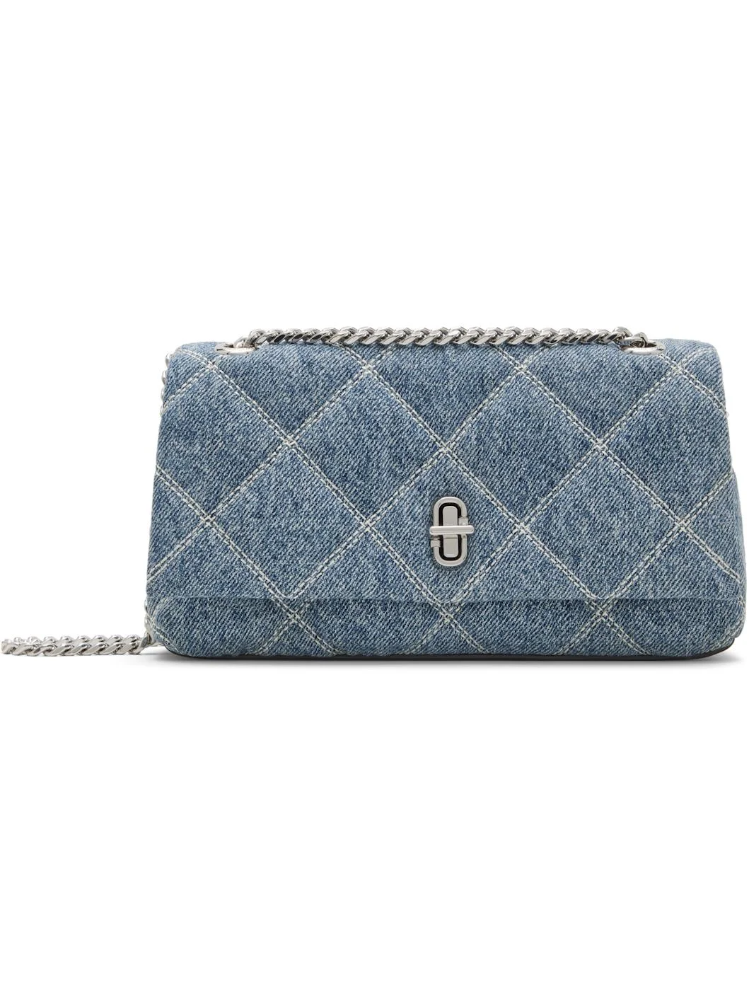 Blue 'The Dual Chain' Bag - 1