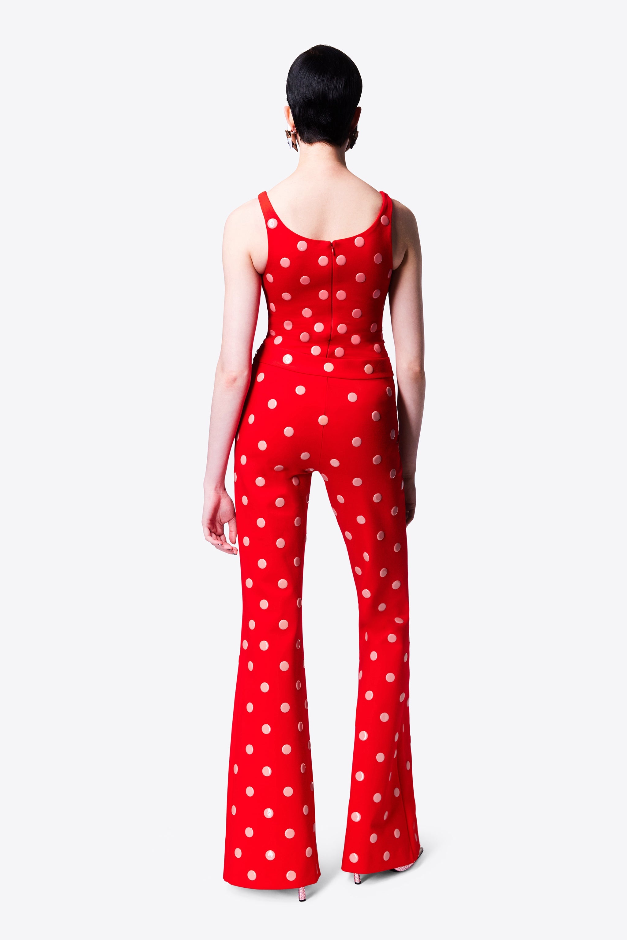 POLKA DOT FLARE PANT - 6