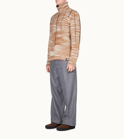 Tod's POLO NECK JUMPER - BEIGE outlook