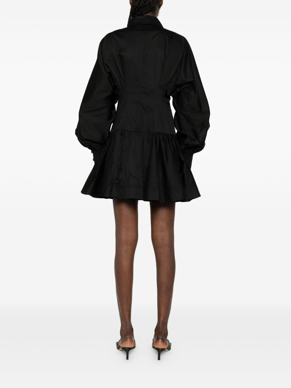 Alexa buttoned-up minidress - 4