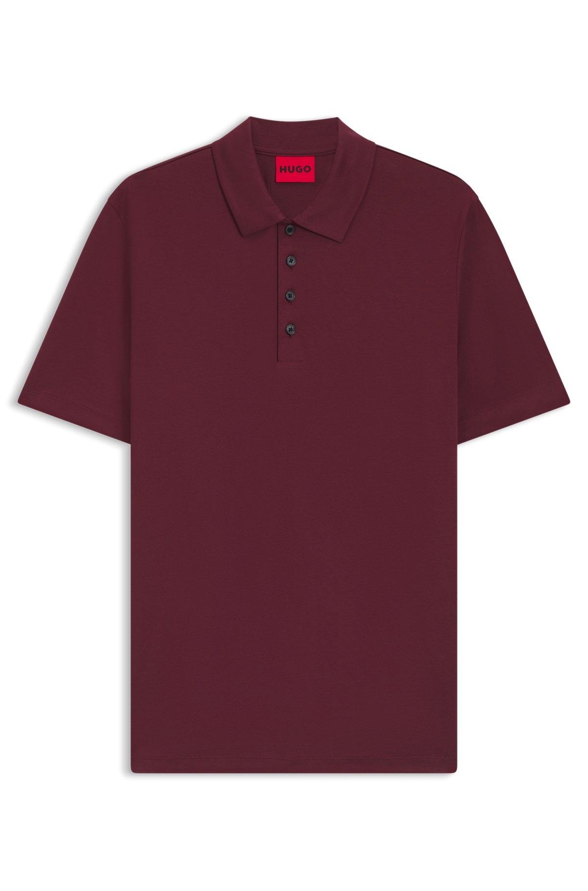 SLIM-FIT POLO SHIRT IN MERCERIZED COTTON - 1