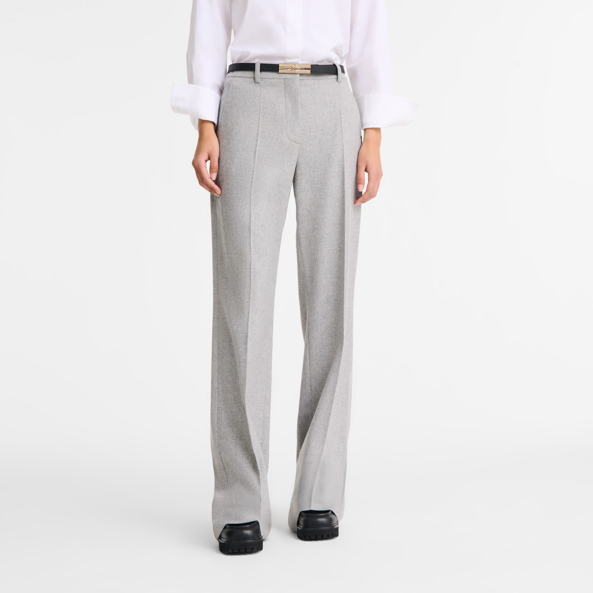 Trousers Grey - Flannel - 4