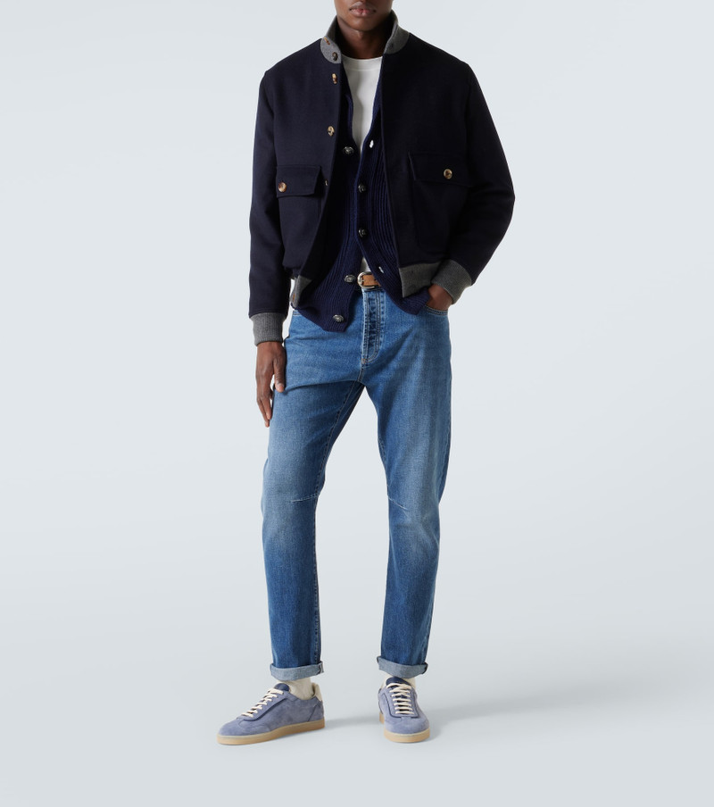 Brunello Cucinelli Mid-rise slim jeans outlook