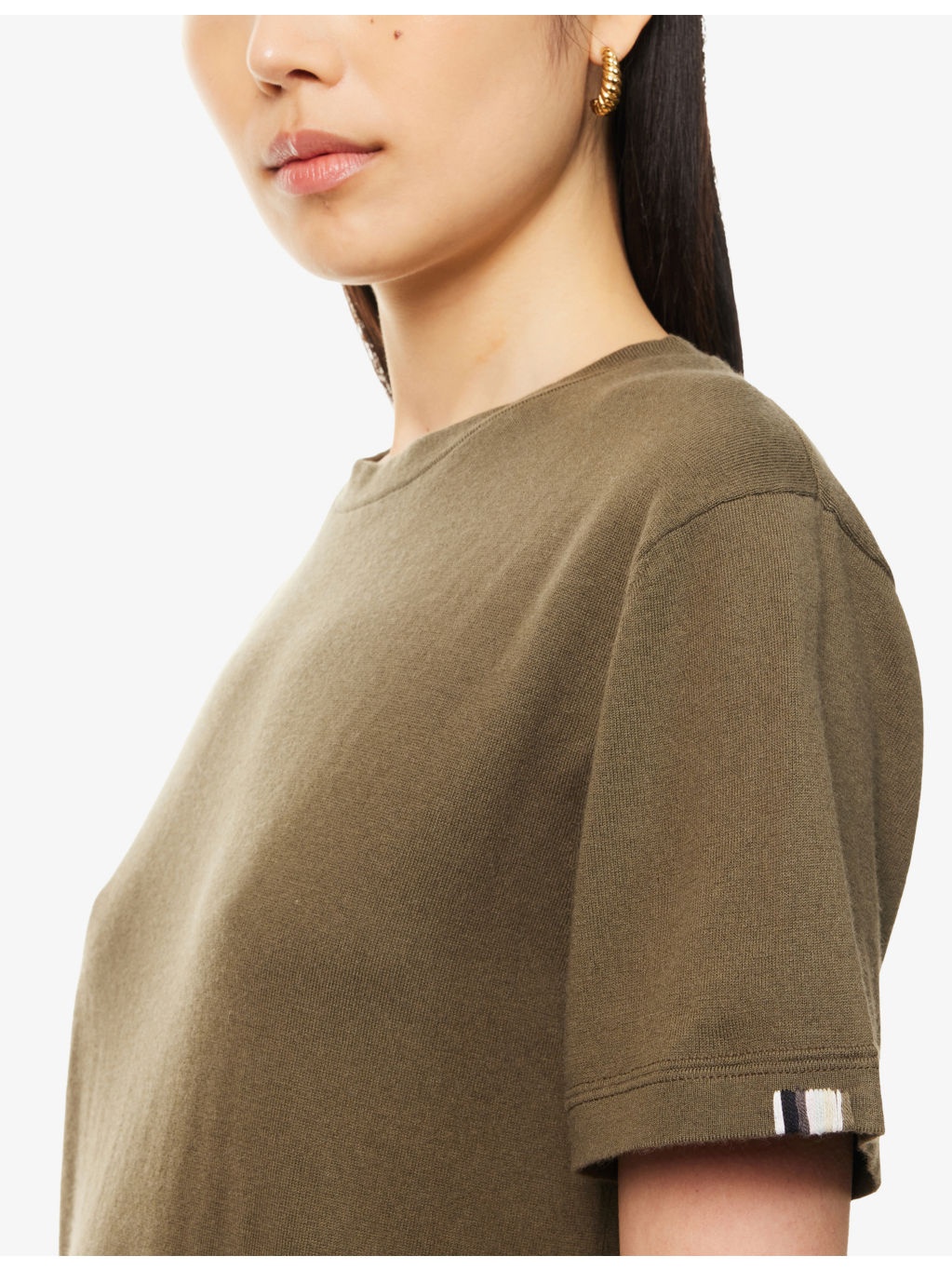 Cuba Round-Neck Cotton and Cashmere-Blend Knitted T-Shirt - 5