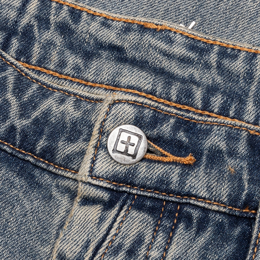 VAN WINKLE STAGELIGHT METALIK PANTS - DENIM - 3
