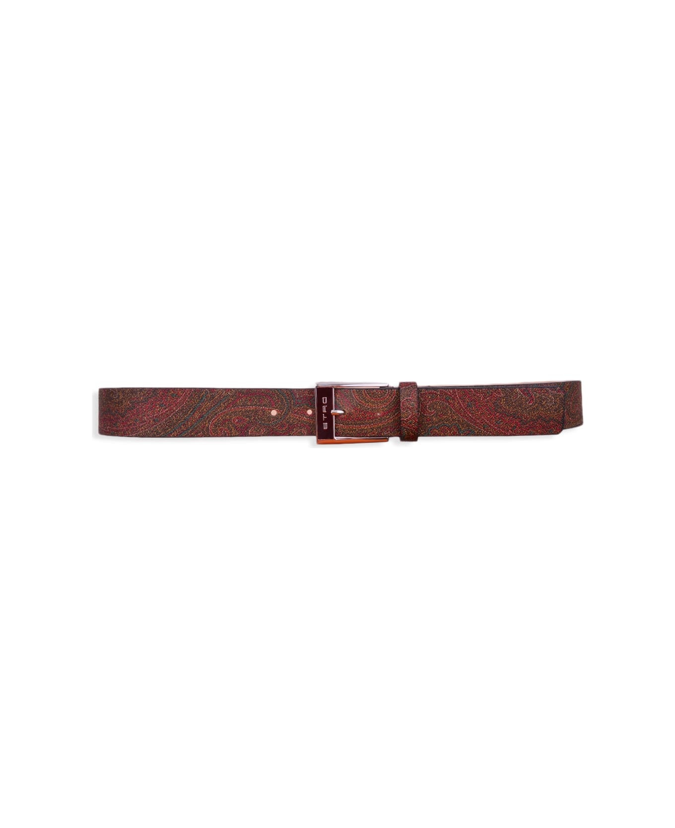 Reversible Paisley Leather Belt - 1