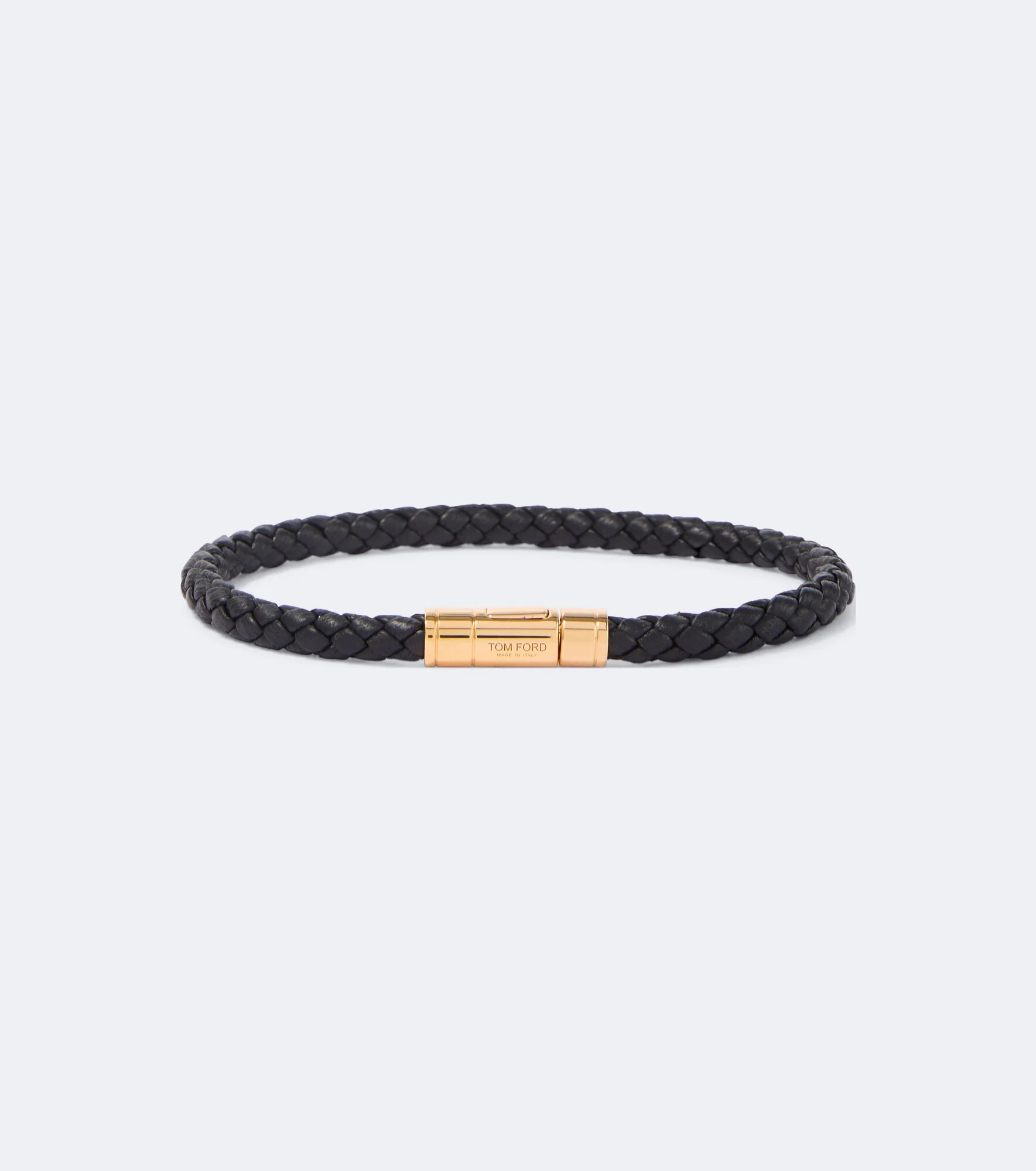 Braided leather bracelet - 1