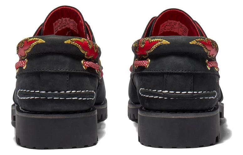 Timberland 3-Holes Boot Shoes x CLOT 'Black' A5Z1HW - 4