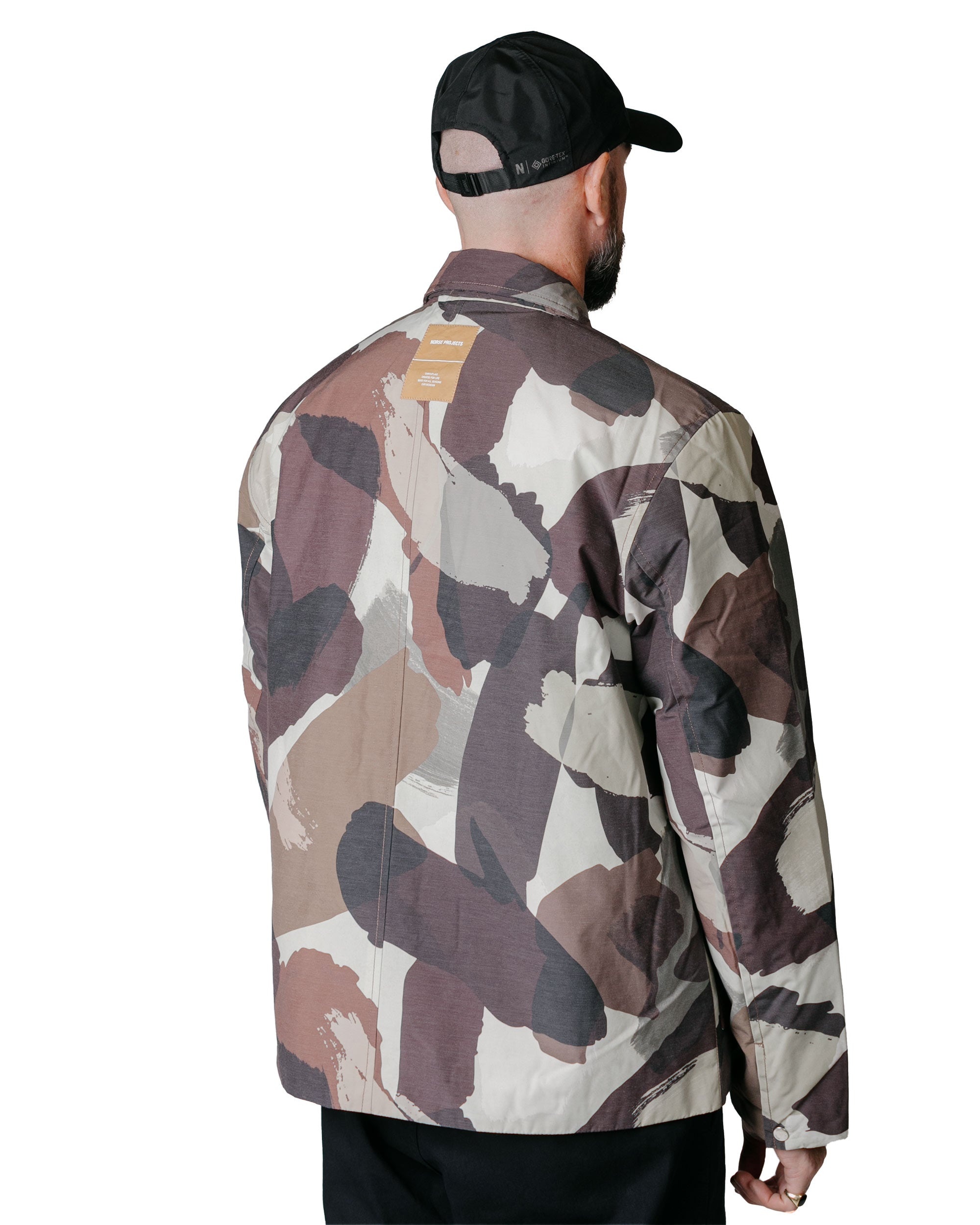 Pelle Camo Nylon Insulated Jacket Espresso - 3