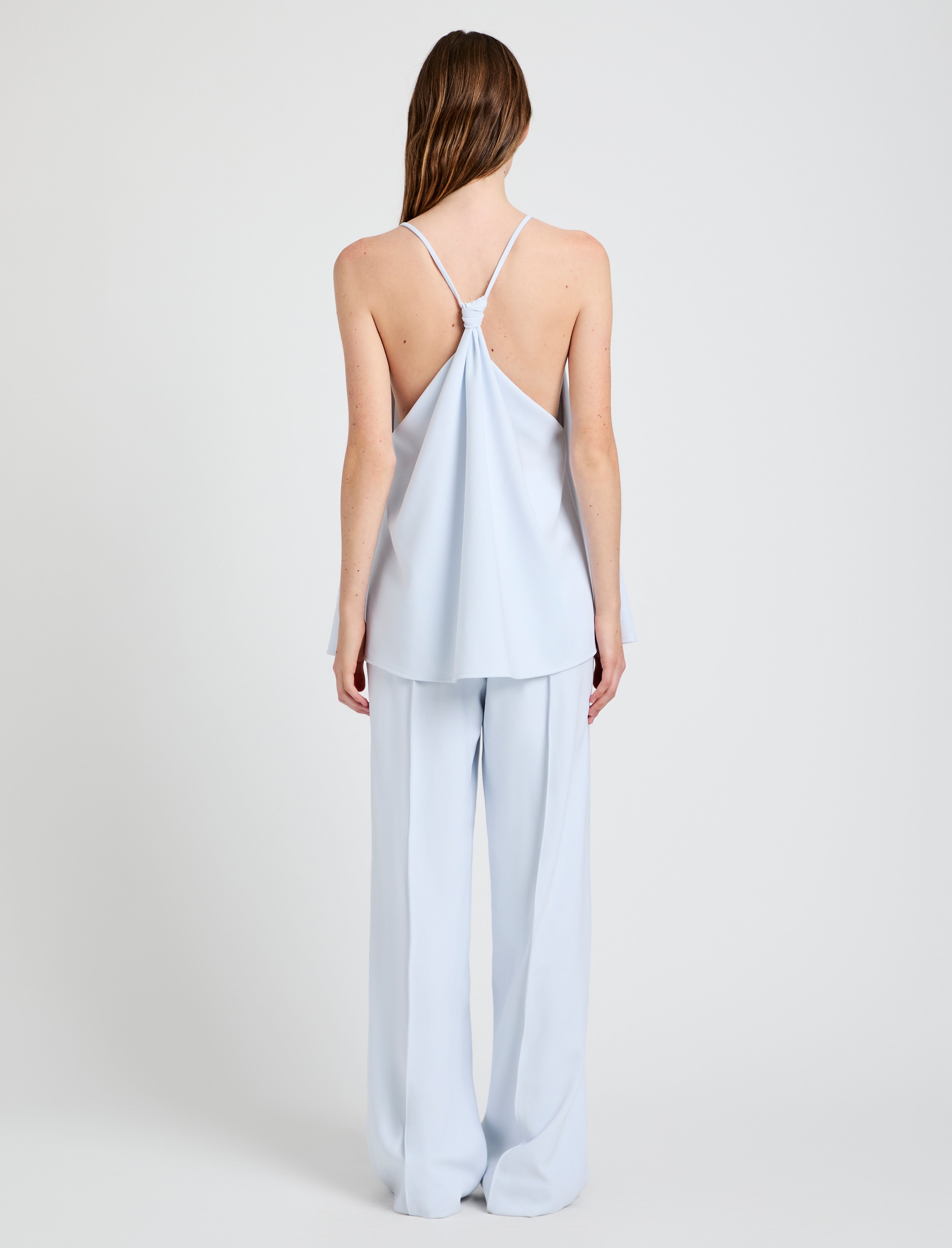 Weyes Pant in Matte Double Crepe - 4