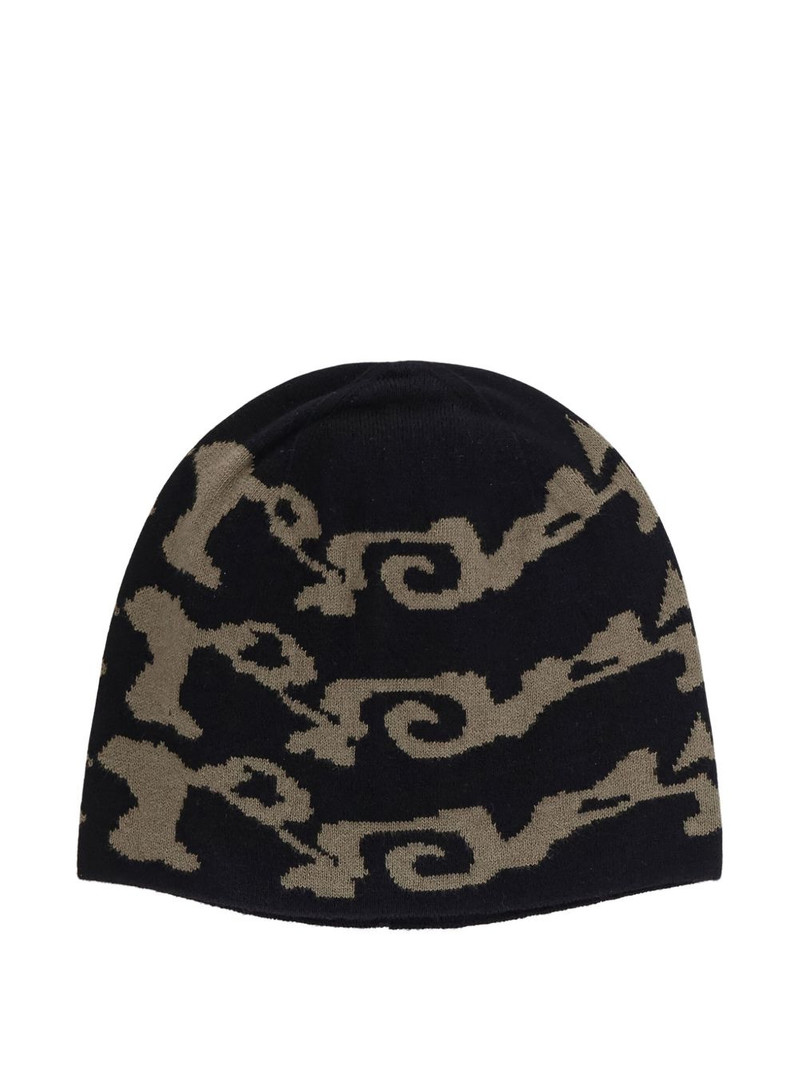 ROA logo-print beanie outlook