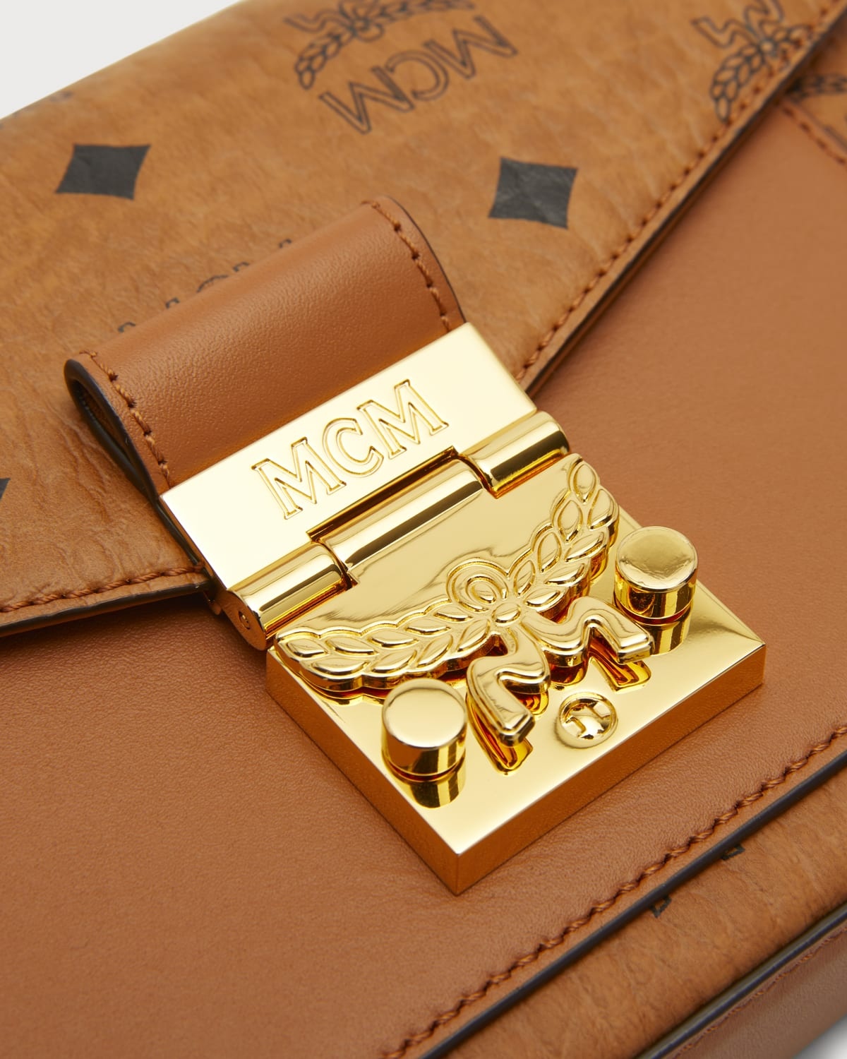 Millie Visetos Logo Leather Crossbody Bag - 8