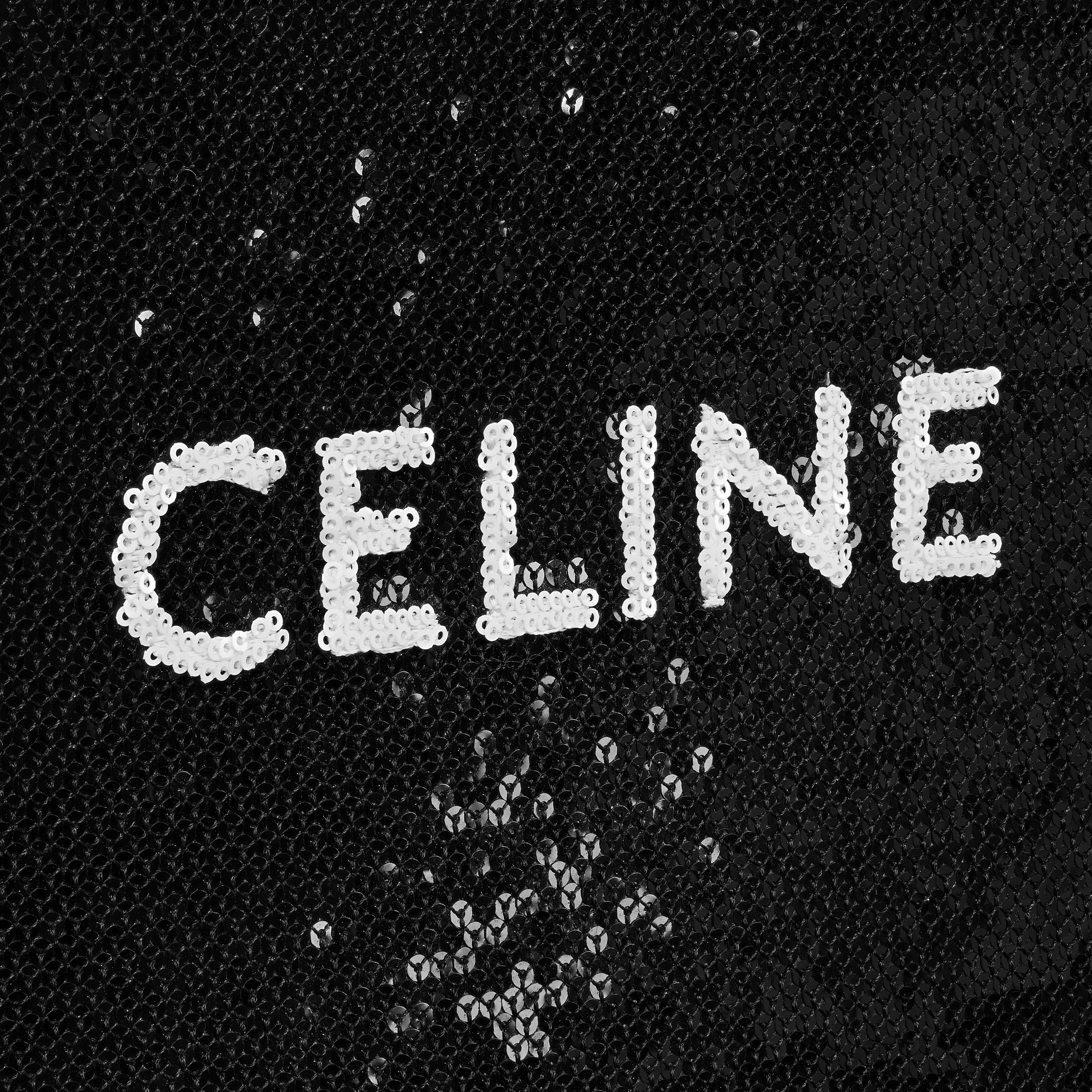 Mini Vertical Cabas in sequins with CELINE - 4