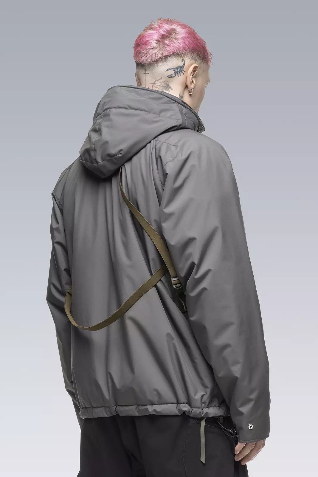 J95-PL Windstopper® PrimaLoft® Modular Liner Jacket Gray - 4