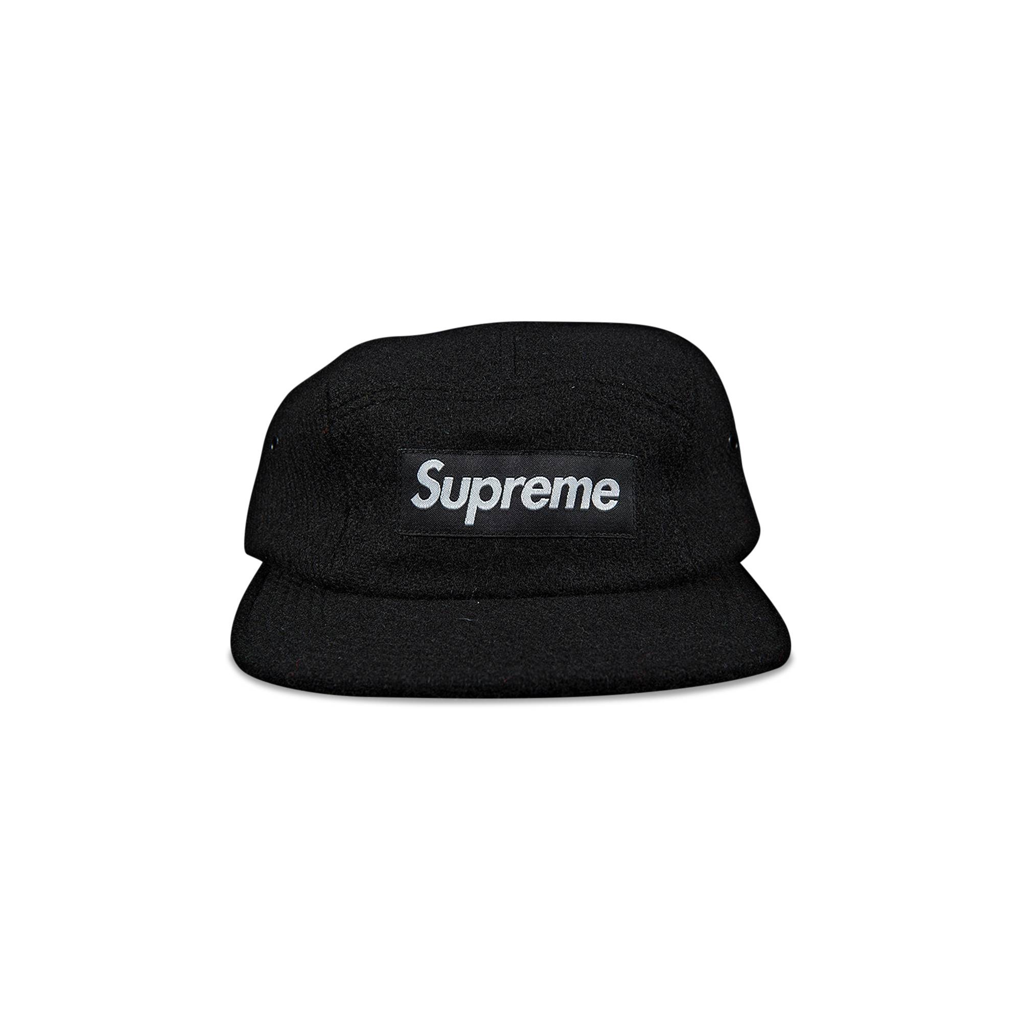 Supreme Featherweight Wool Camp Cap 'Black' - 1