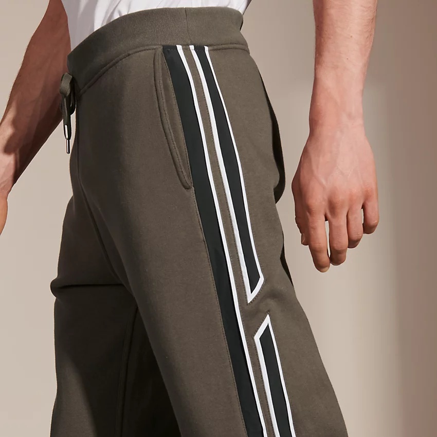 "Run H" bicolor jogging pants - 3