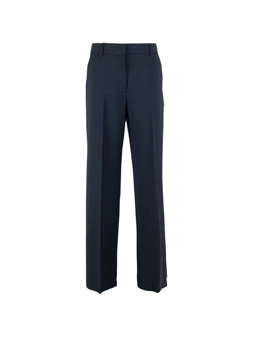 pressed-crease wide-leg trousers - 1
