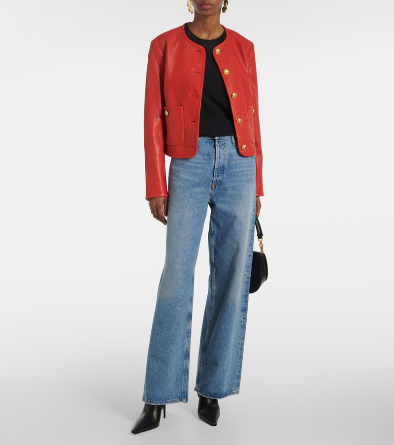 VERONICA BEARD leather jacket outlook