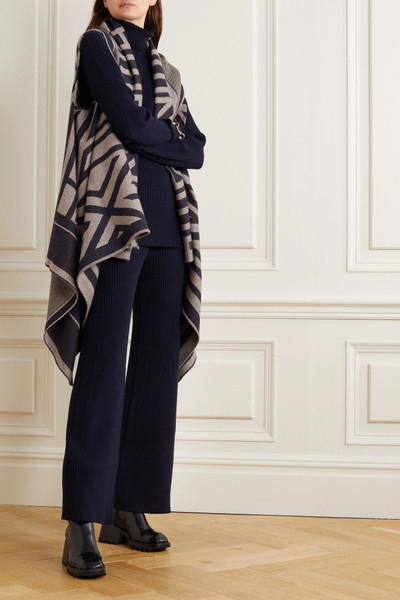 Chloé Wool-jacquard wrap outlook