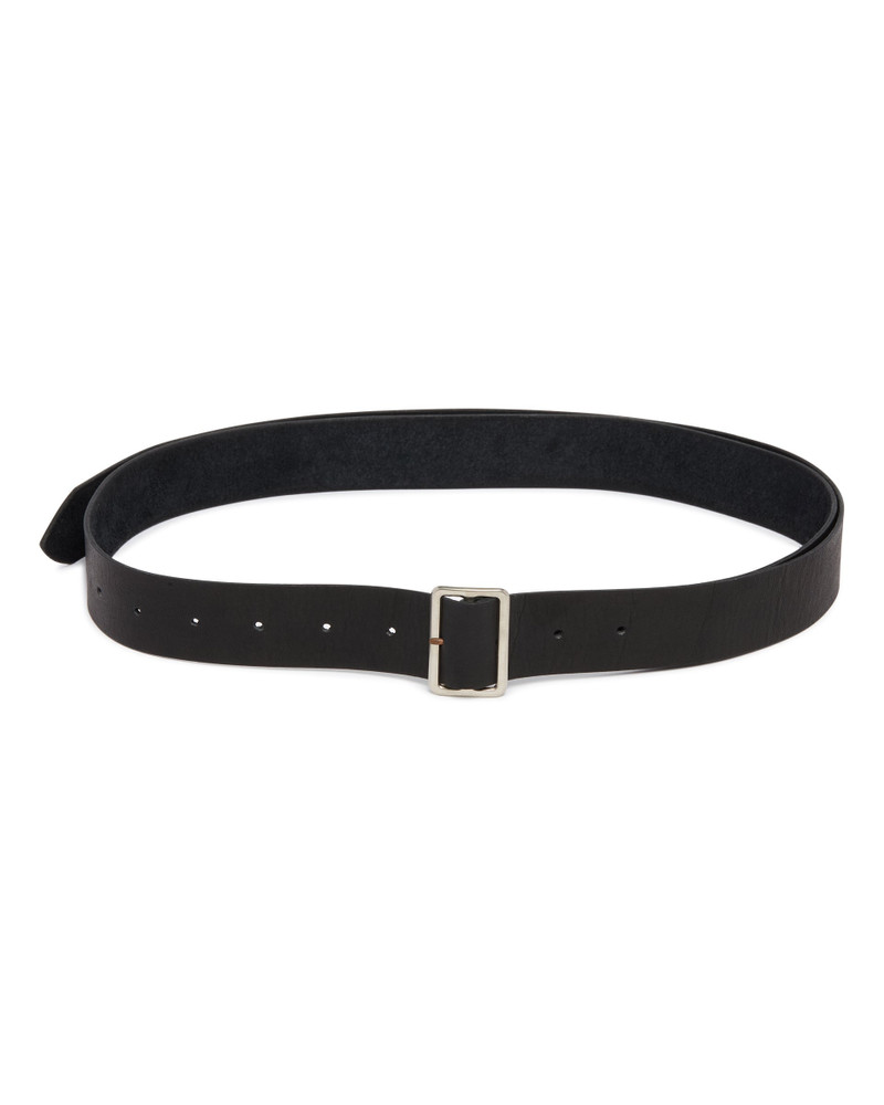 UNDERCOVER Black Leather Belt outlook