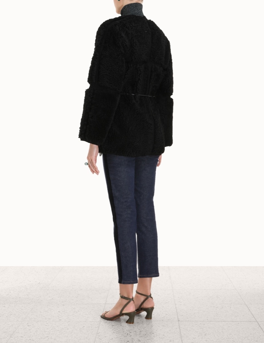 KALEIDOSCOPE SHEARLING JACKET - 5
