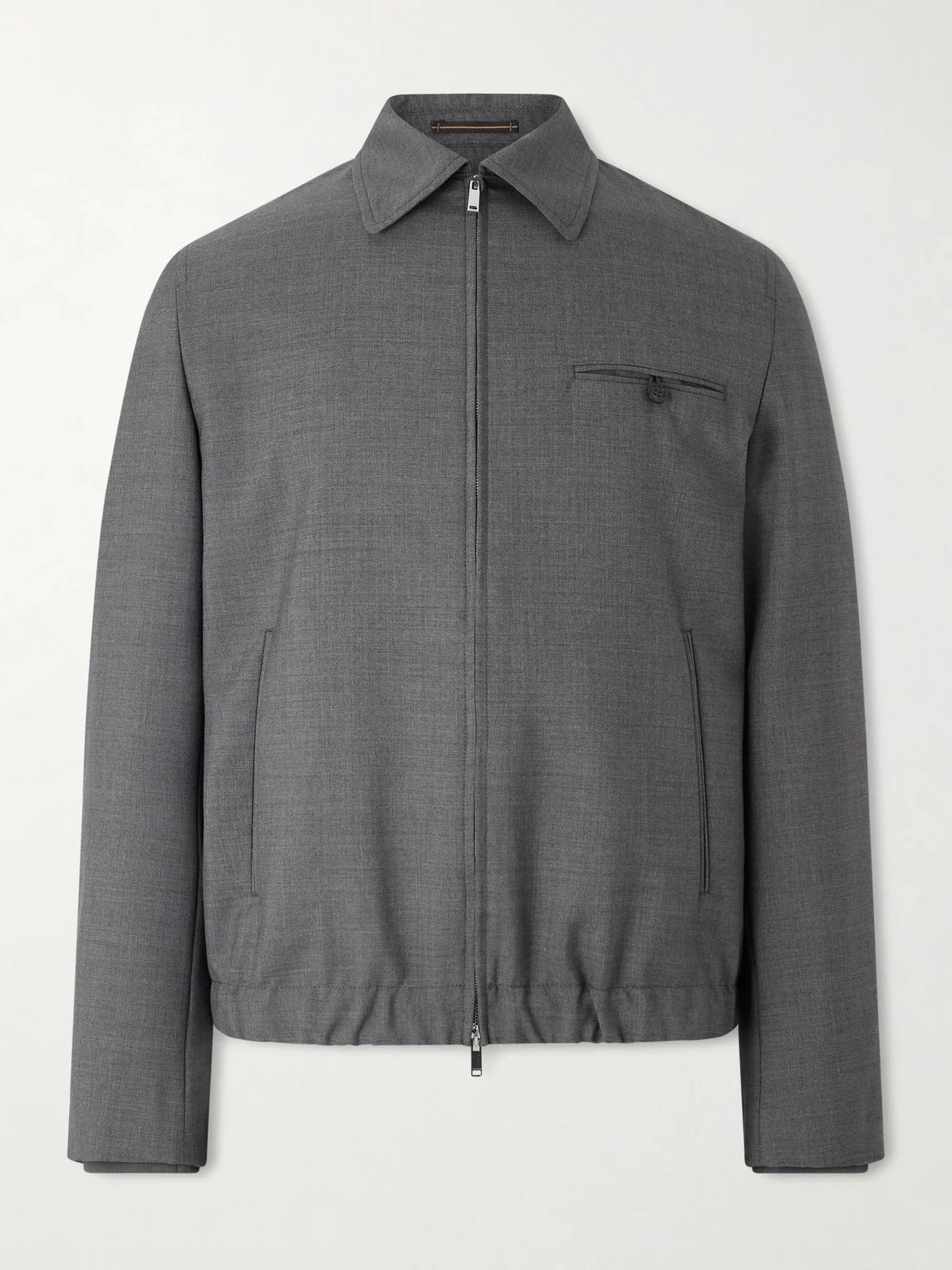 Wool-Canvas Blouson Jacket - 1