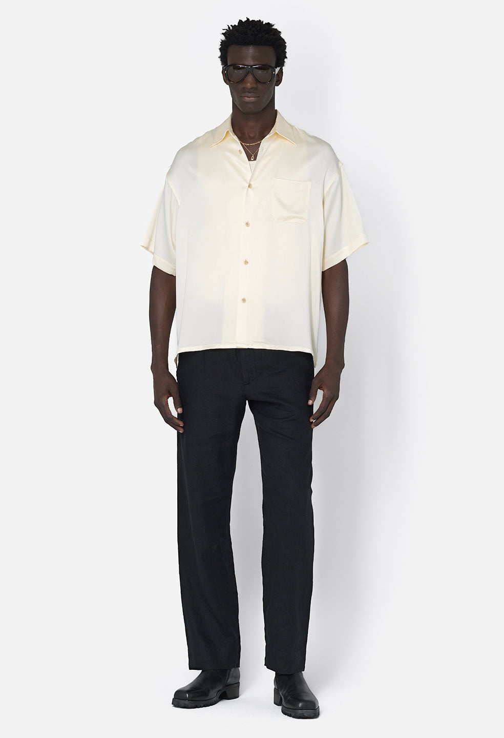 LINEN EASY TROUSER - 2