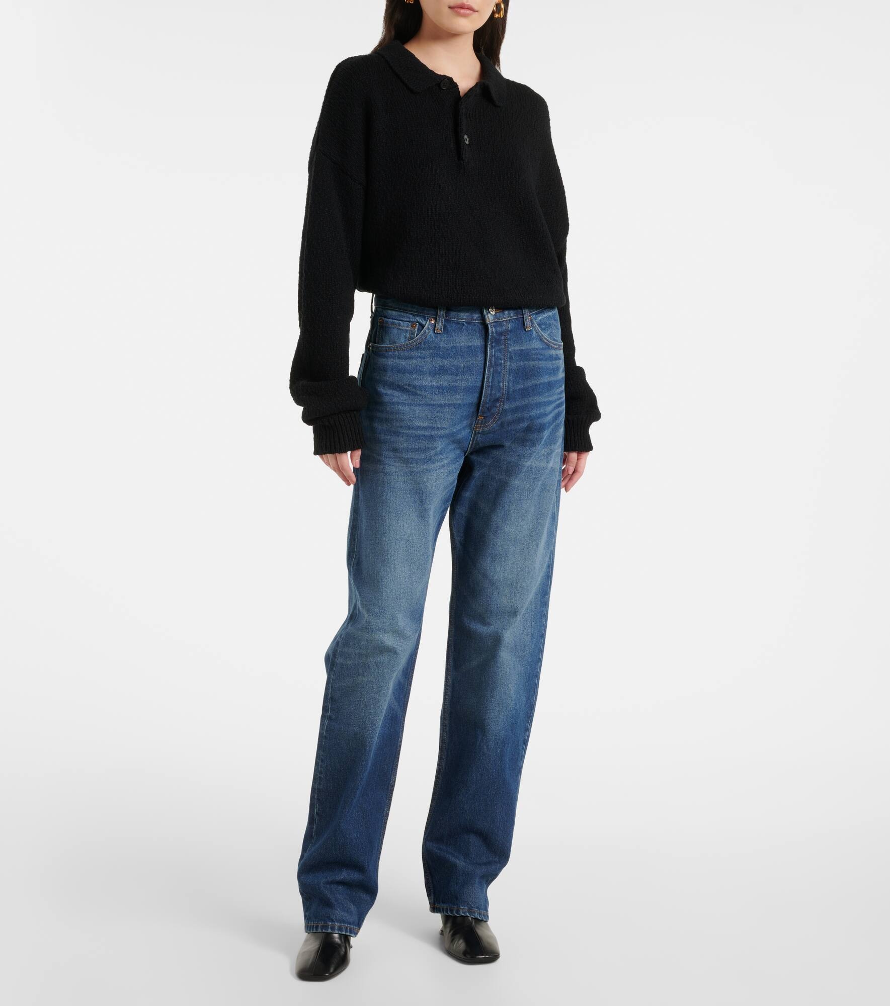 Faded straight jeans - 7