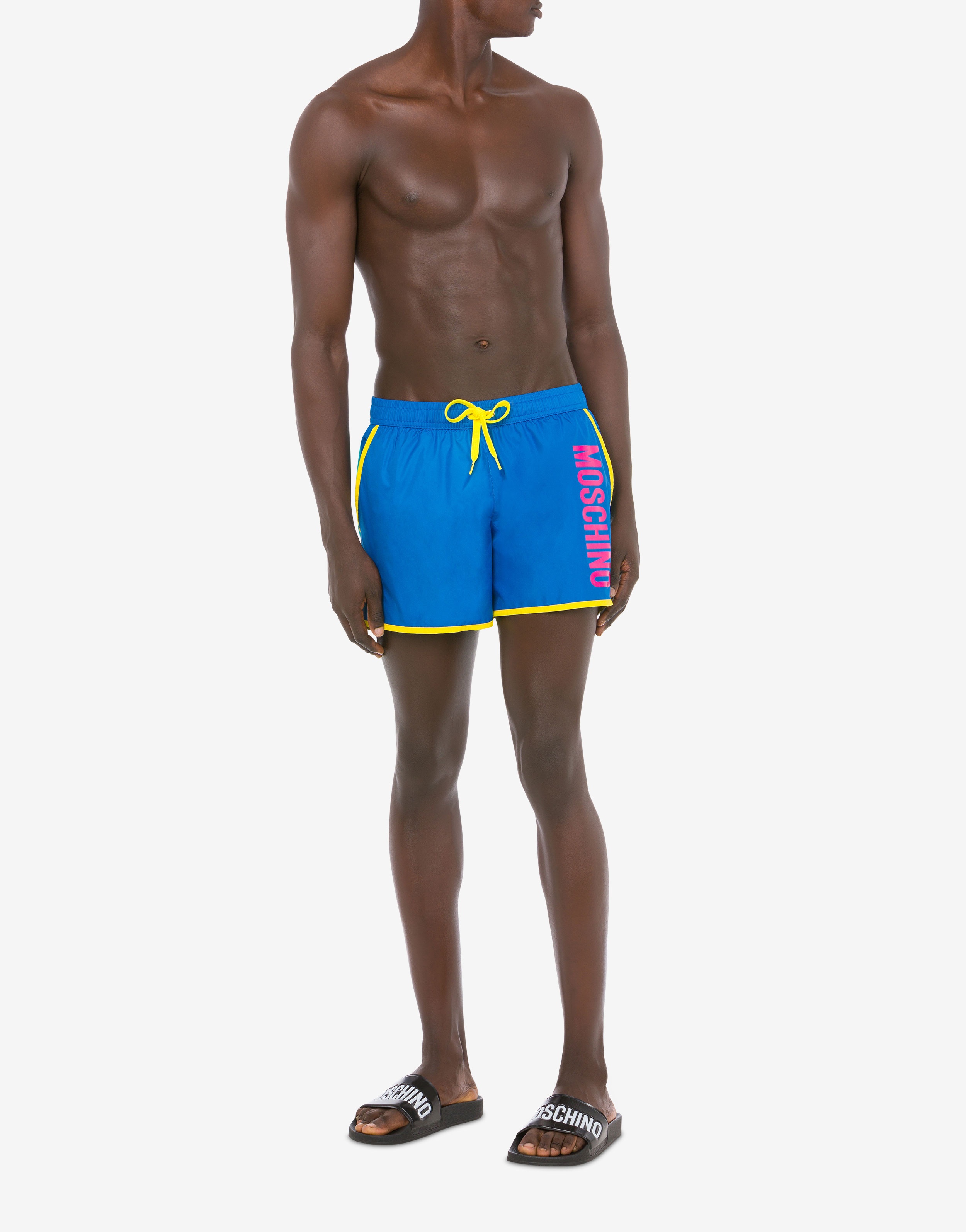 COLOR BLOCK SWIM TRUNKS - 8